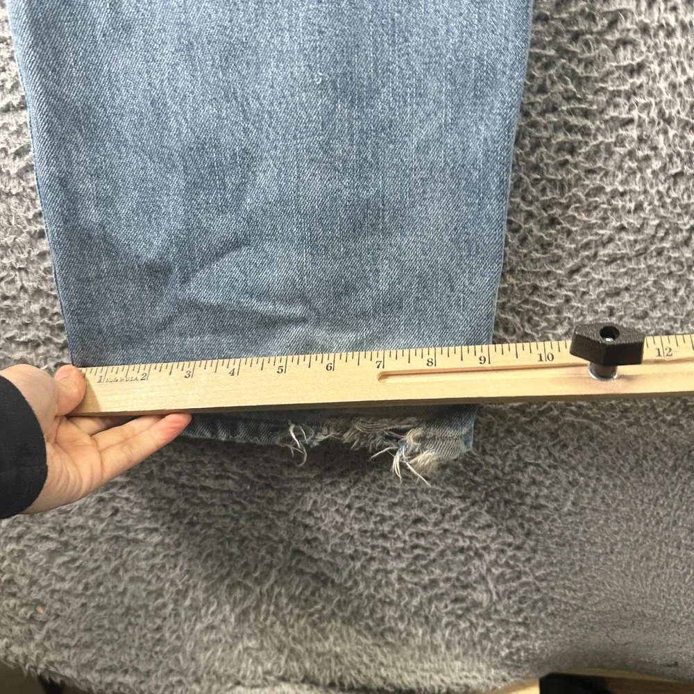 Vintage Levi's 505 Jeans Mens 38x32 Blue Cotton‎ Denim Straight Workwear Faded
